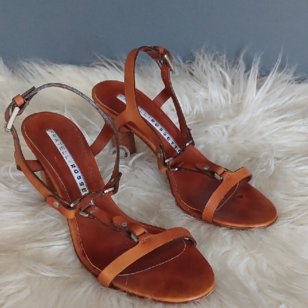 Fratelli Rossetti Leather Heeled Sandals